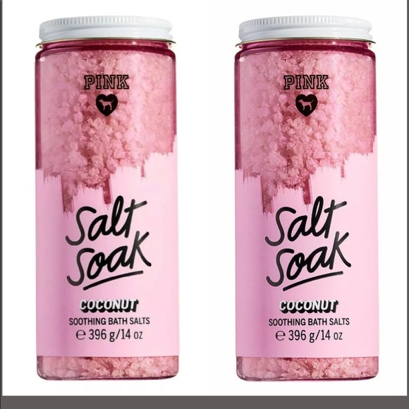 2- VS PINK SALT SOAK Coconut soothing bath salts